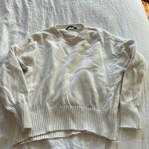 Quince 100% Organic Cotton Boyfriend Crew Sweater